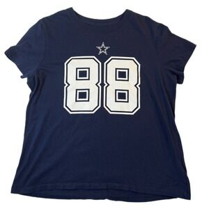 Nike Dallas Cowboys T-Shirt Womens XL Navy NFL Football Sports CeeDee Lamb #88